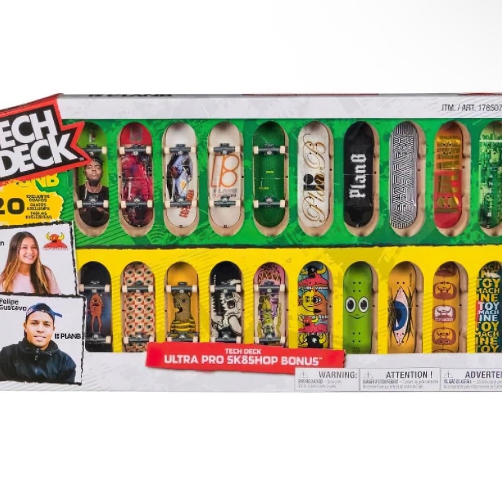 Sk8shop Bonus Pack with Multicolor Mini Skateboards